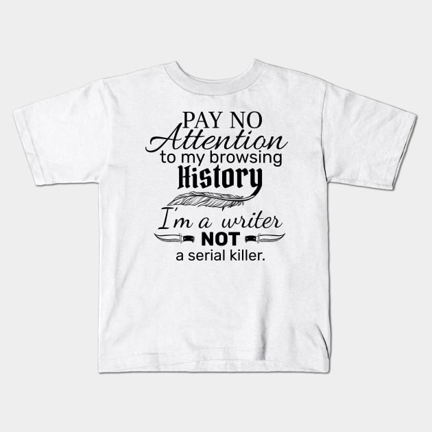 I'm a Writer Kids T-Shirt by Molly11